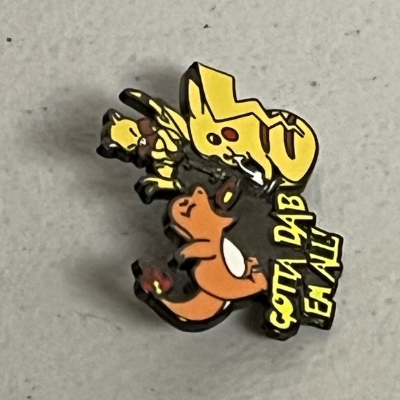 Pokemon Charmander Pikachu Alakazam 420 Pin Enamel Brooch Hat Pins Hats - Picture 5 of 8